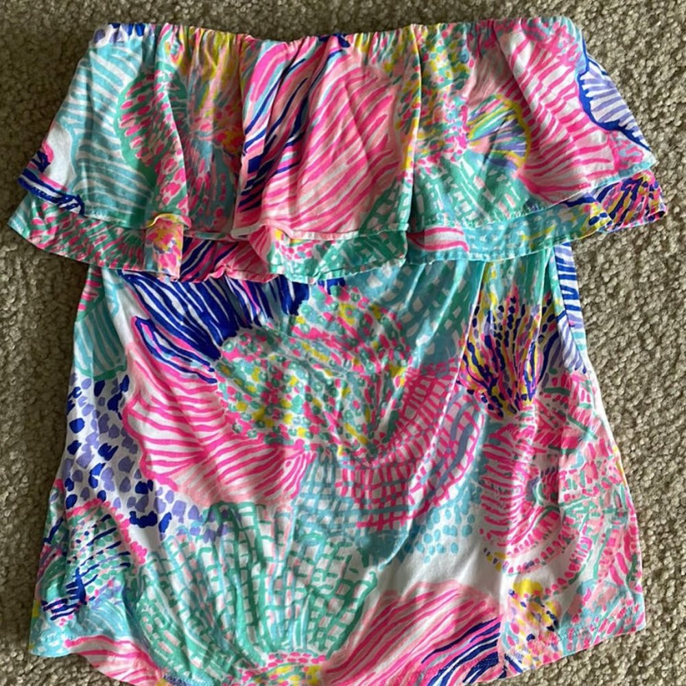 Lilly Pulitzer Strapless Top